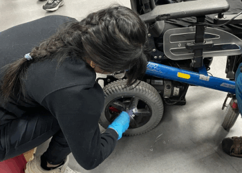 Promote mobility independence through wheelchair repairing