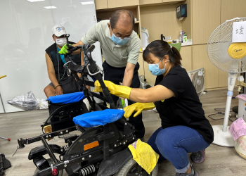 Promote independence through wheelchair repairing